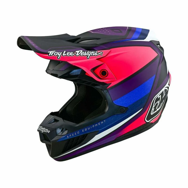 Troy Lee Designs SE5 Composite Reverb Black Purple Helmet
