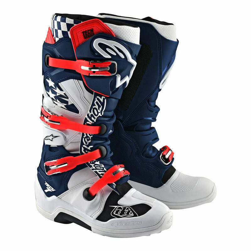 Troy Lee Designs Alpinestars Tech 7 (Previous Collection) White Navy Boots