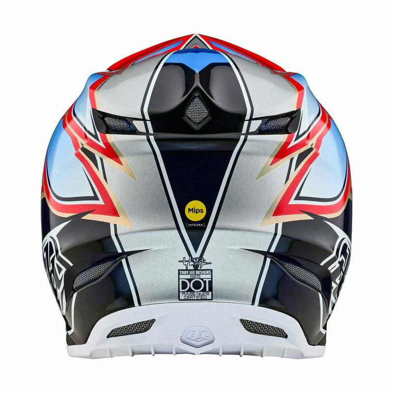 Troy Lee Designs SE5 Carbon Wings Navy Helmet