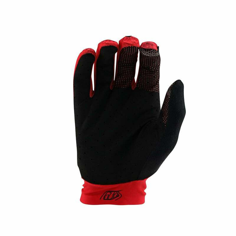 Troy Lee Designs Ace Sram Shifted Fiery Red Gloves