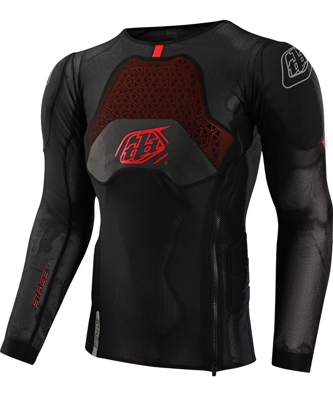 Troy Lee Designs Stage Ghost D30 LS Black Baselayer