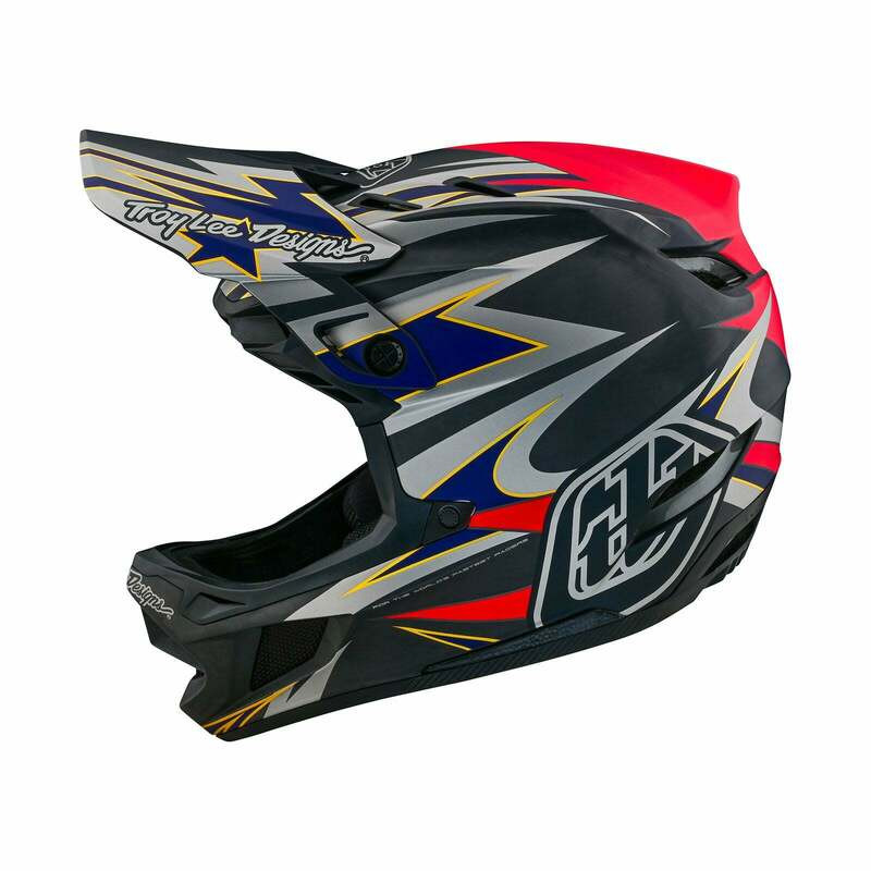 Troy Lee Designs D4 Carbon Inferno Gray Helmet