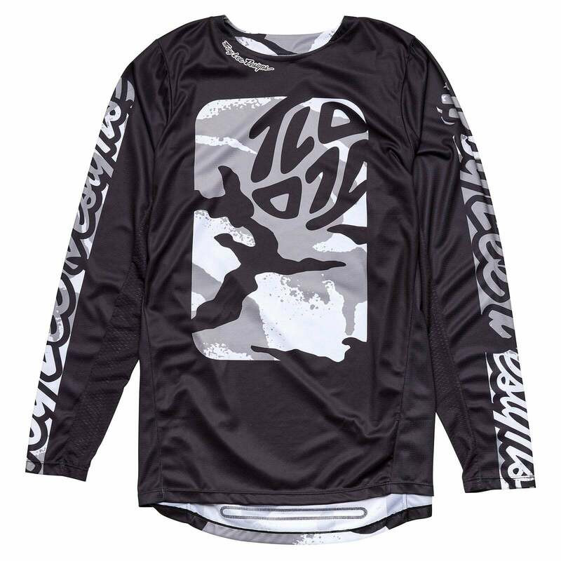 Troy Lee Designs GP Pro Boxed In Black White Jersey - Speed Addicts
