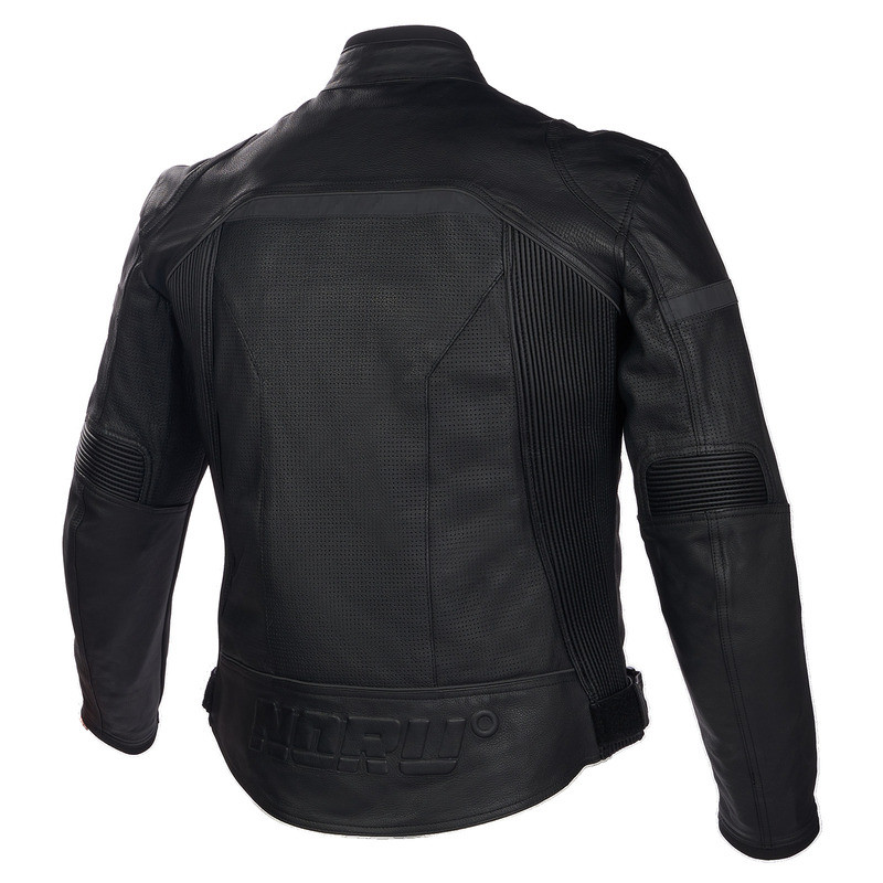 NORU Tetsuo Black Leather Jacket - Speed Addicts
