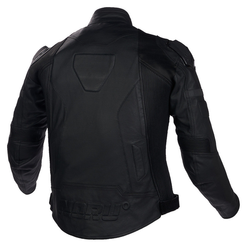 NORU Kaneda Black Leather Jacket - Speed Addicts