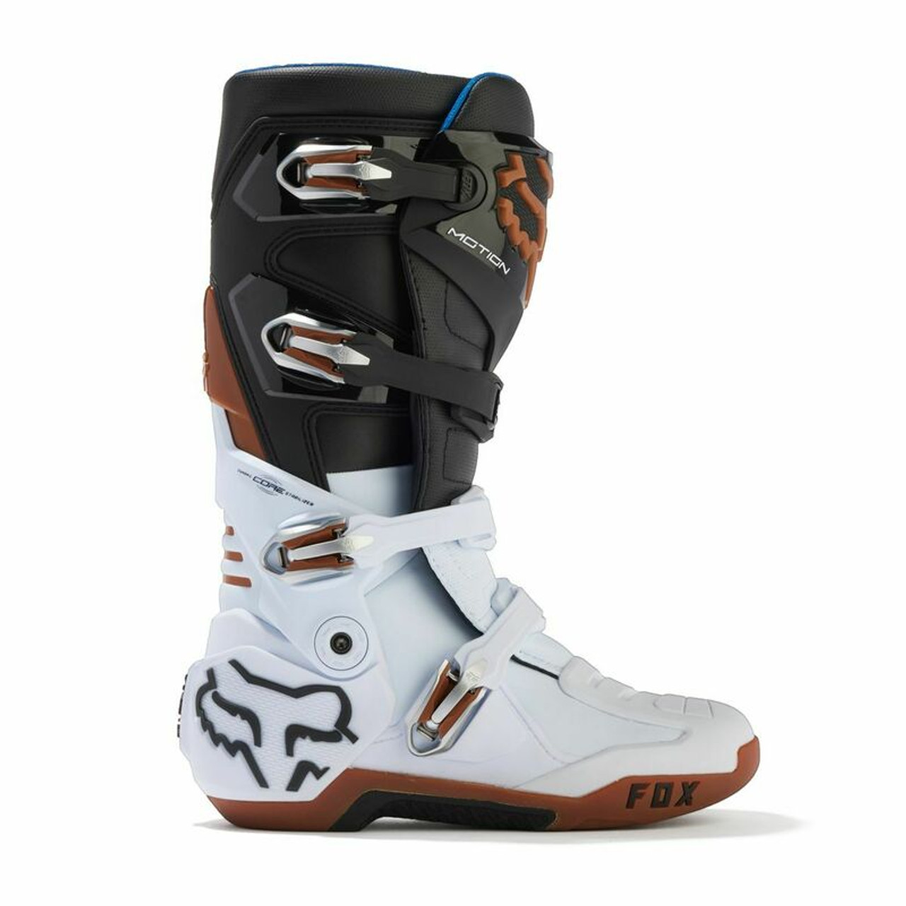 Fox Racing Motion Black White Gum Boot
