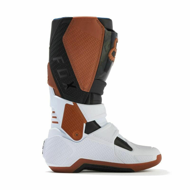 Fox Racing Motion Black White Gum Boot - Speed Addicts