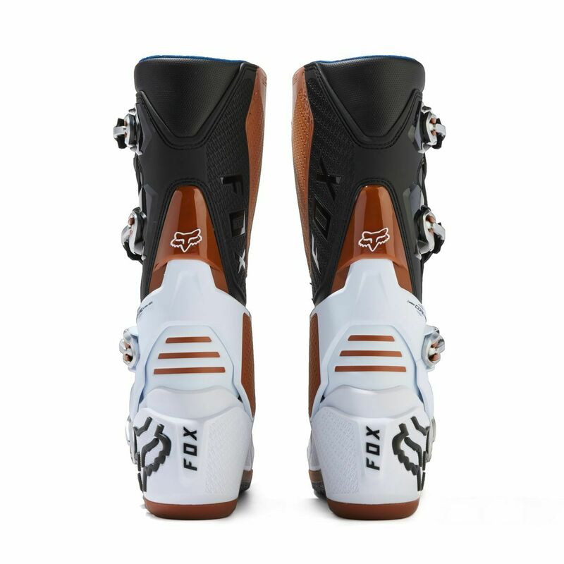 Fox Racing Motion Black White Gum Boot - Speed Addicts