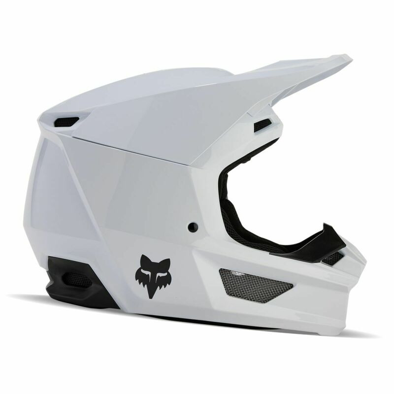 Fox Racing V Core White Helmet - Speed Addicts