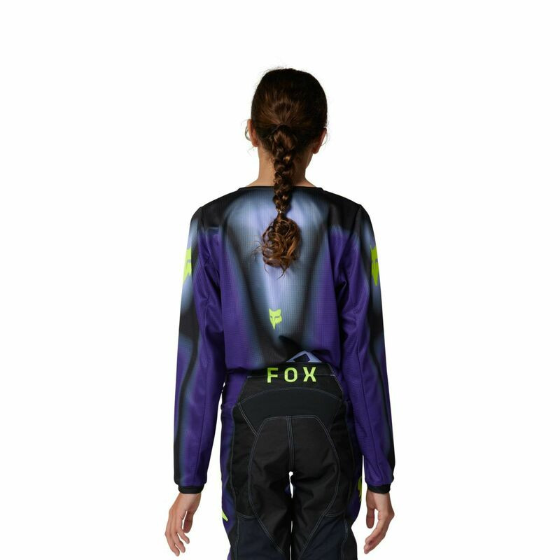 Fox Racing Youth 180 Interfere Black Blue Jersey