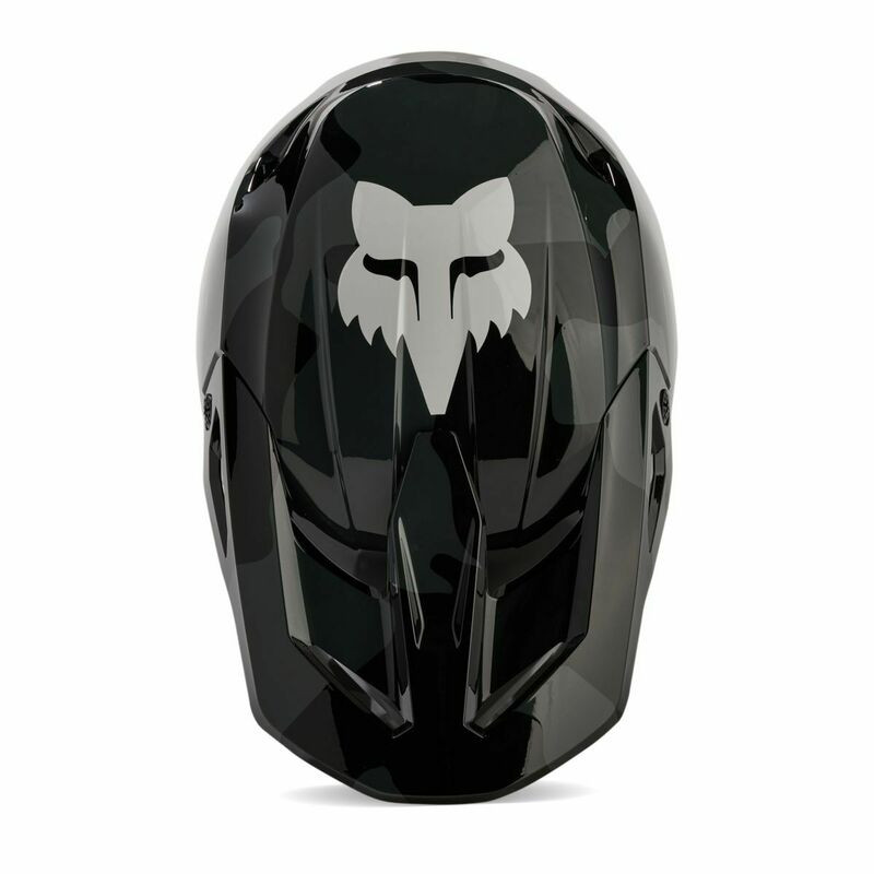 Fox Racing V1 Bnkr Black Camo Helmet - Speed Addicts