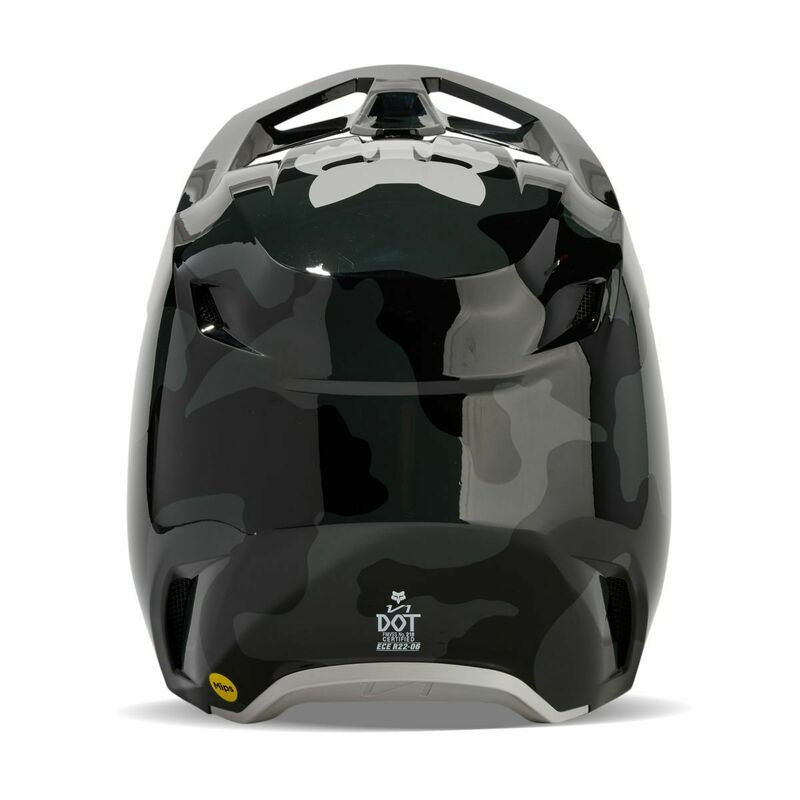 Fox Racing V1 Bnkr Black Camo Helmet