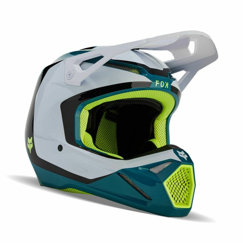 Fox Racing V1 Nitro Maui Blue Helmet