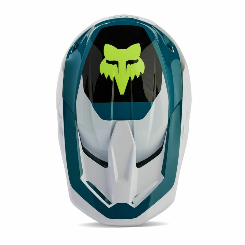 Fox Racing V1 Nitro Maui Blue Helmet