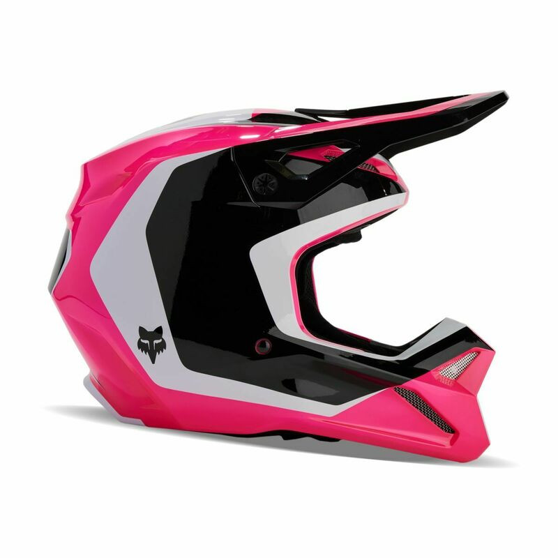 Fox Racing V1 Nitro Black Pink Helmet - Speed Addicts