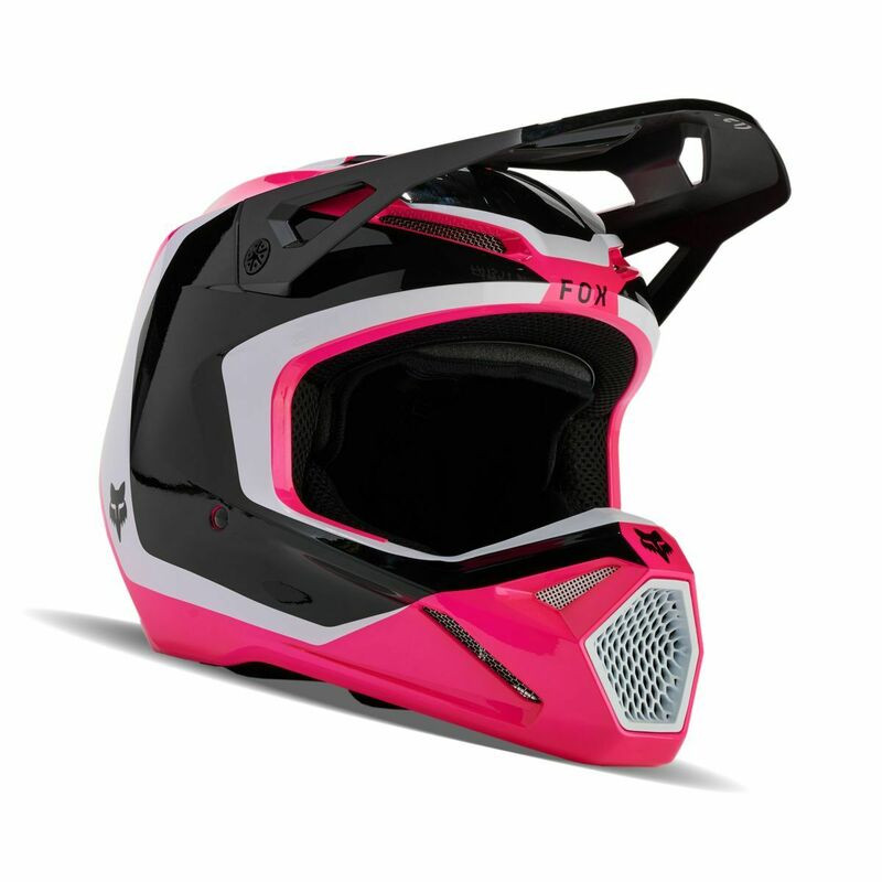 Fox Racing V1 Nitro Black Pink Helmet - Speed Addicts