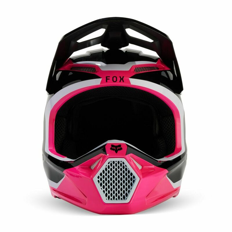 Fox Racing V1 Nitro Black Pink Helmet - Speed Addicts