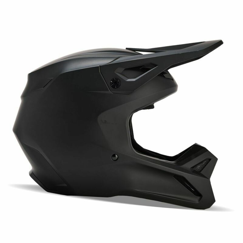 Fox Racing V1 Matte Black Helmet - Speed Addicts