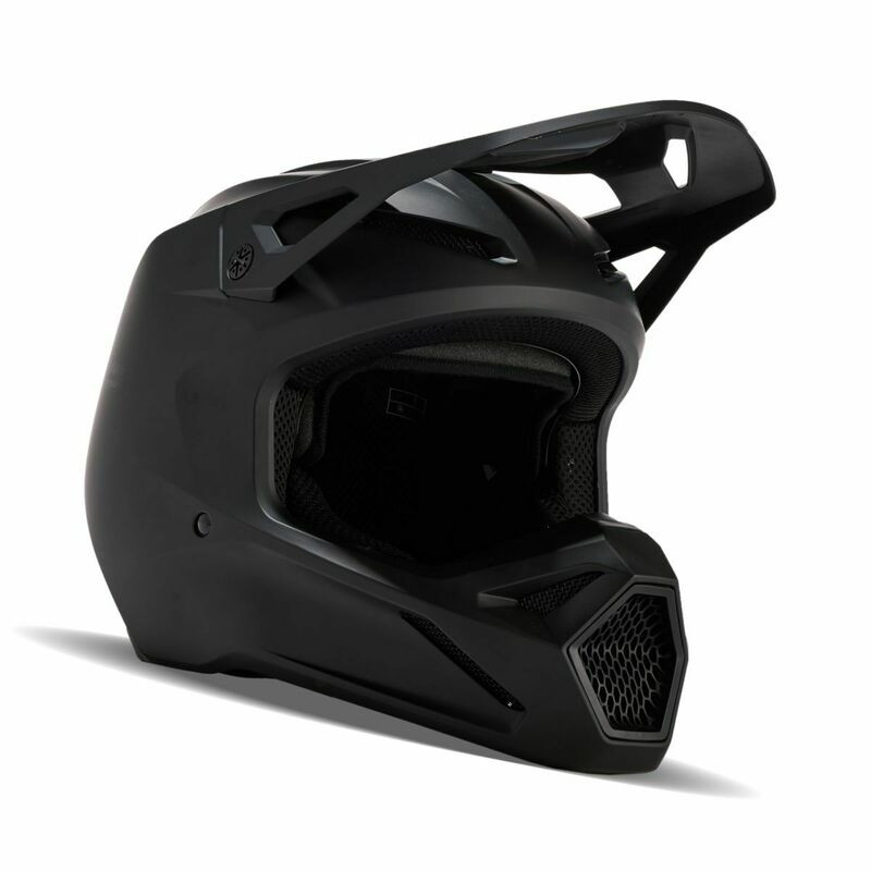 Fox Racing V1 Matte Black Helmet - Speed Addicts