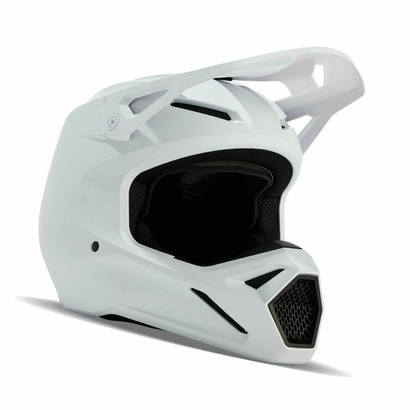 Fox Racing V1 Matte White Helmet - Speed Addicts