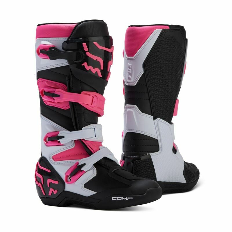 Fox Racing Womens Comp Black Pink Boot - Speed Addicts