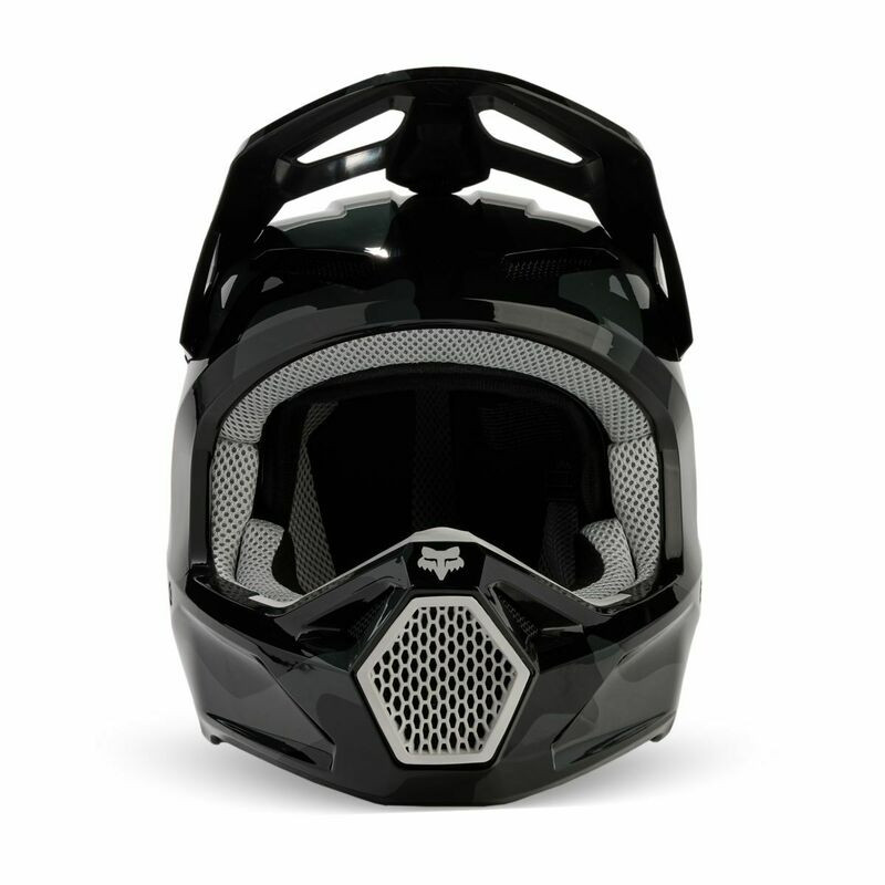 Fox Racing Youth V1 Bnkr Black Camo Helmet