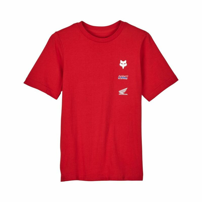 Fox Racing Youth X Honda SS Flame Red T-Shirt