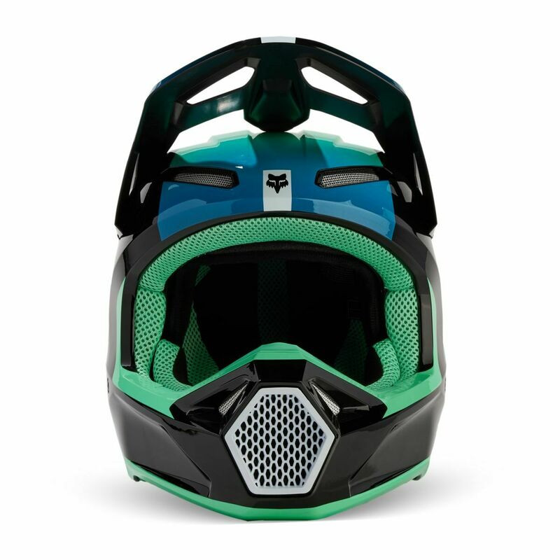 Fox Racing V1 Ballast Black Blue Helmet