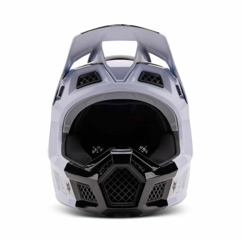 Fox Racing Rampage Pro Carbon Intrude White Helmet