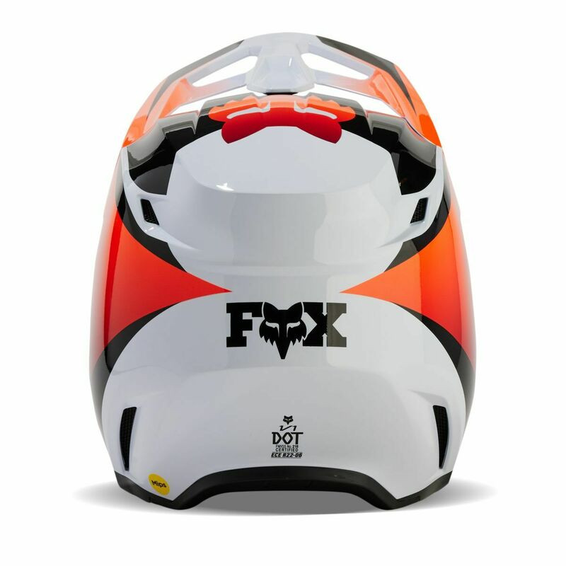 Fox Racing V1 Streak White Helmet - Speed Addicts