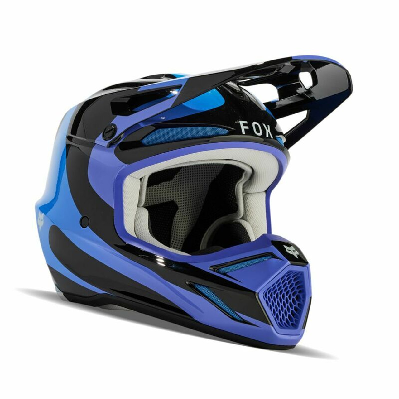 セキュリティ・セーフティ FOX V3 ANTI SCENE HELMET ELECTRIC BLUE M V3 Volatile Helmet