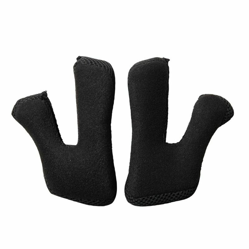 Fox Racing 22 V1 Thin Black Cheek Pads
