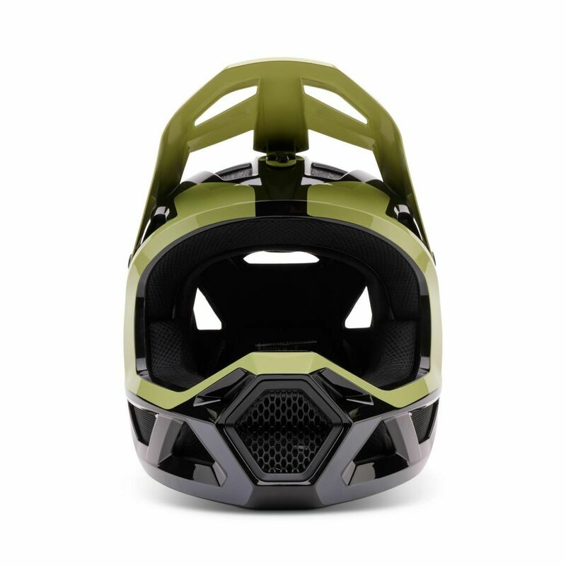 Fox Racing Youth Rampage Barge Pale Green Helmet