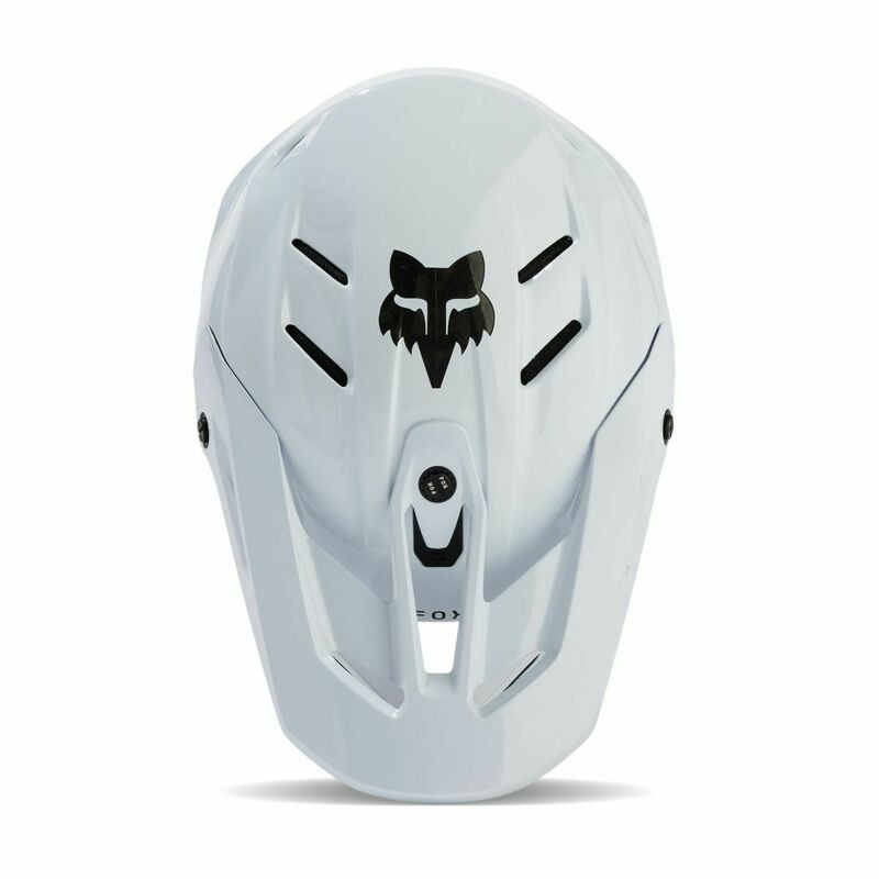 Fox Racing V3 RS Carbon White Helmet
