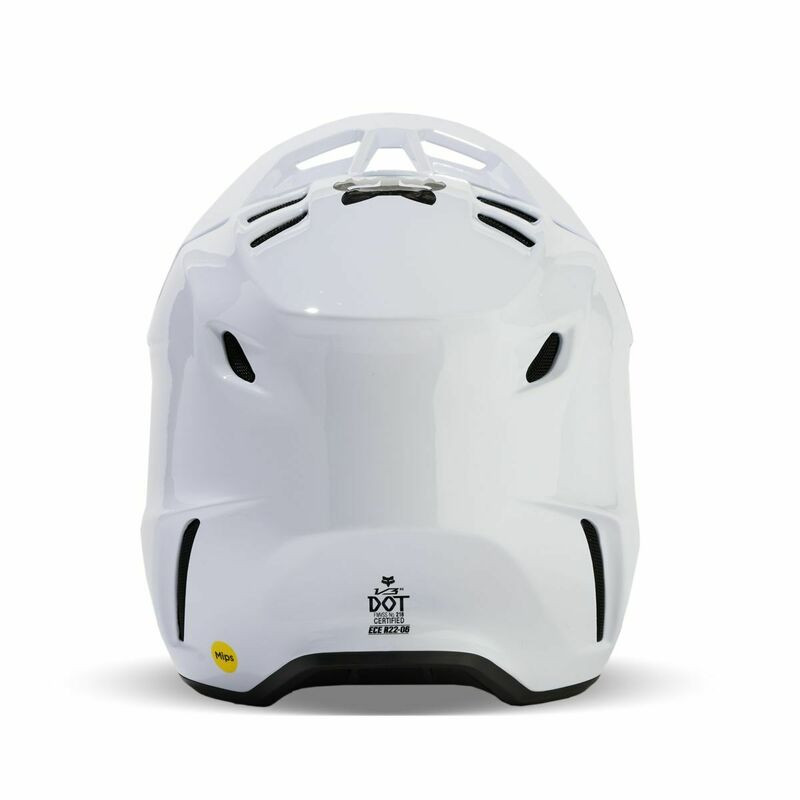 Fox Racing V3 RS Carbon White Helmet