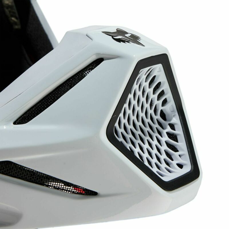 Fox Racing V3 RS Carbon White Helmet