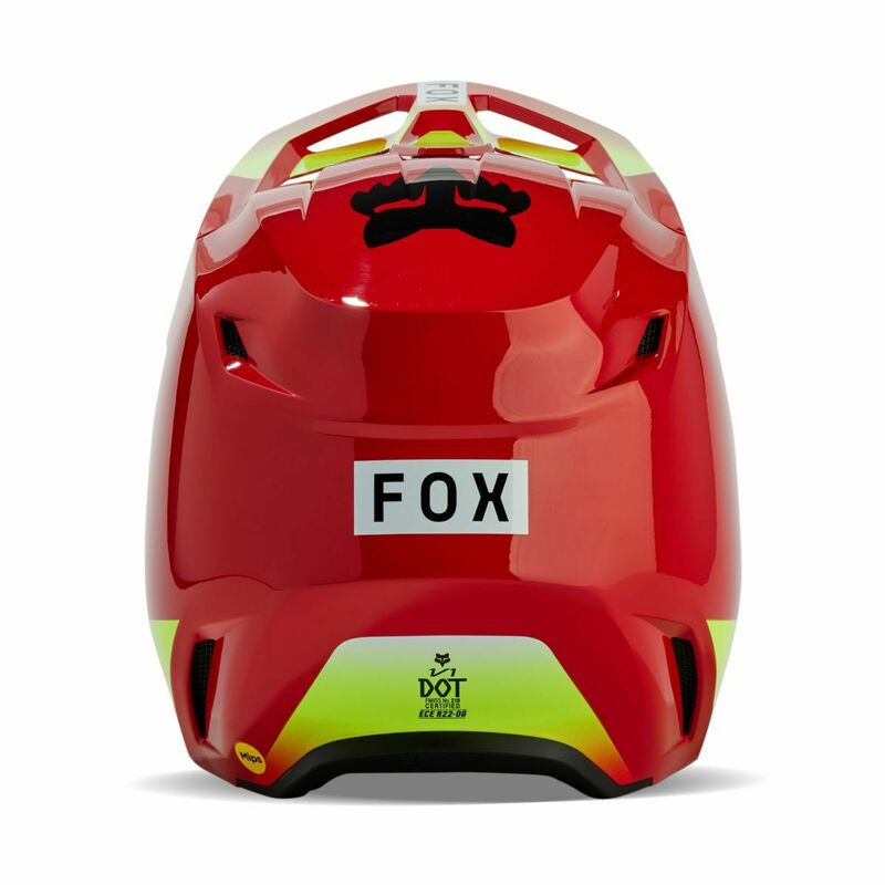 Fox Racing Youth V1 Ballast Flo Red Helmet