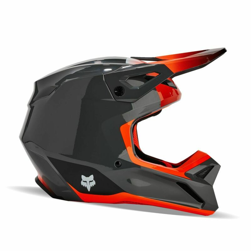 Fox Racing Youth V1 Ballast Gray Helmet