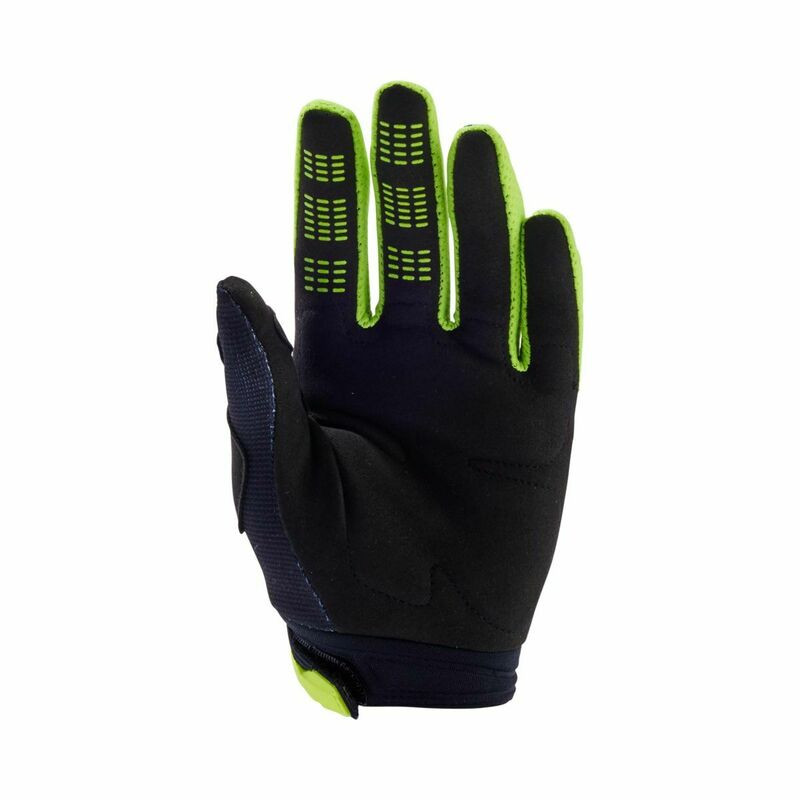 Fox Racing Youth Girls 180 Flora Black Yellow Gloves