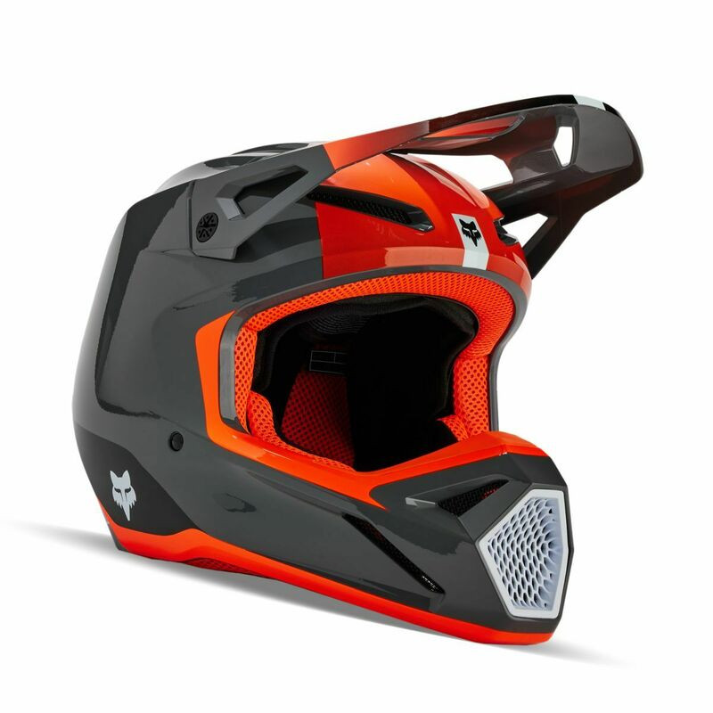 Fox Racing V1 Ballast Gray Helmet