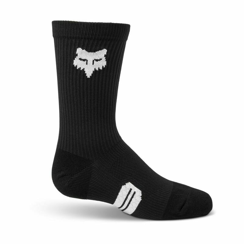 Fox Racing Youth 6" Ranger Crew Black Socks