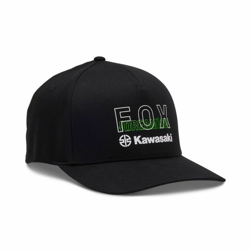 Fox Racing X Kawi Flexfit Black Hat