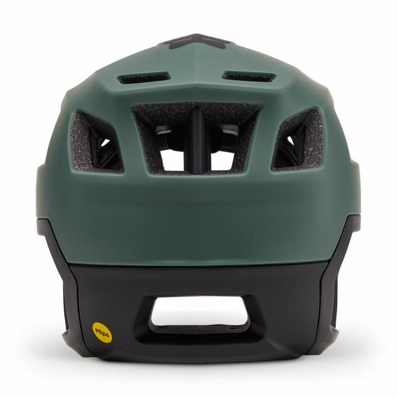 Fox Racing Dropframe Hunter Green Helmet