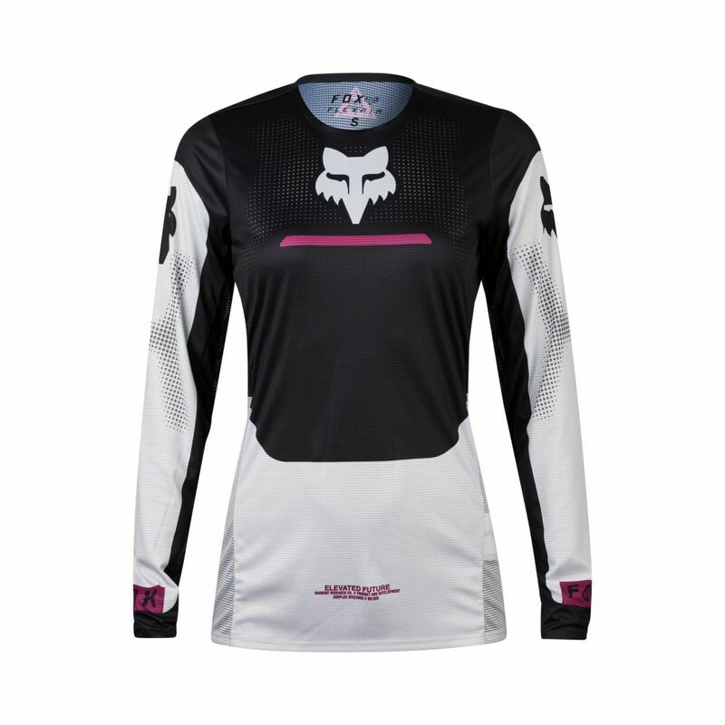 Fox Racing Womens Flexair Optical Gray Jersey