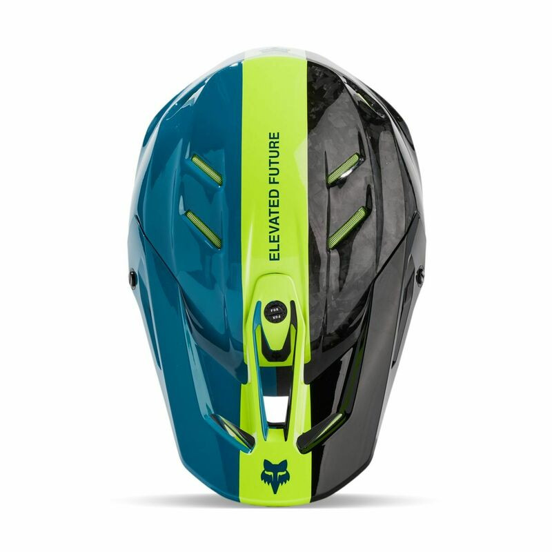 Fox Racing V3 RS Optical Maui Blue Helmet