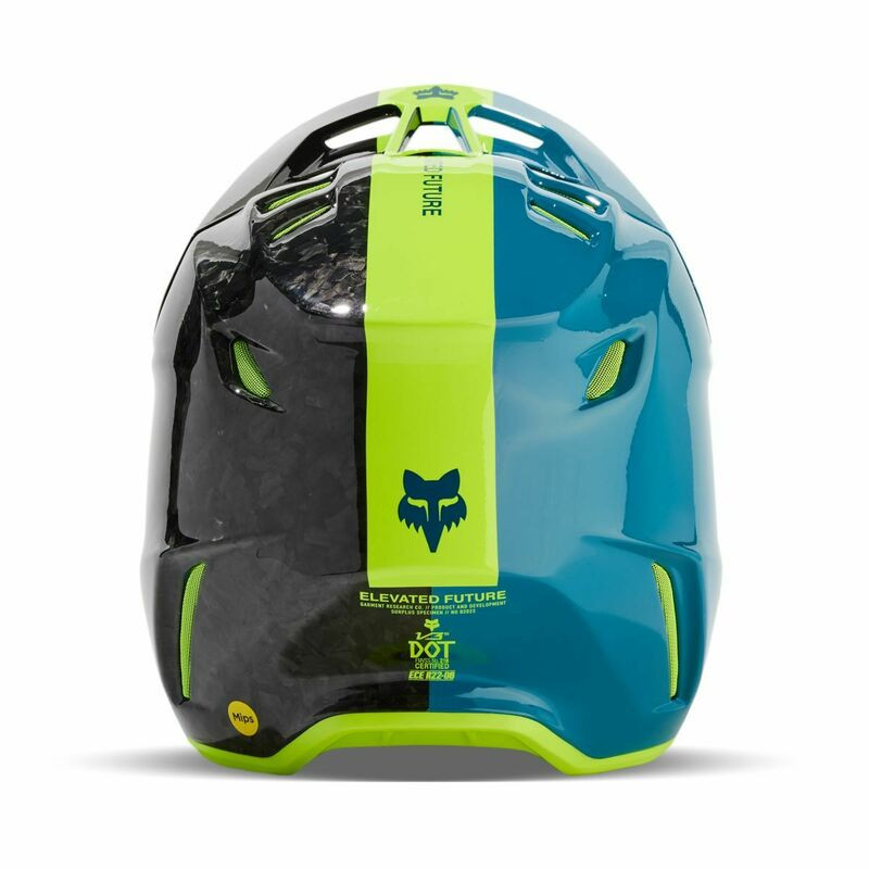 Fox Racing V3 RS Optical Maui Blue Helmet