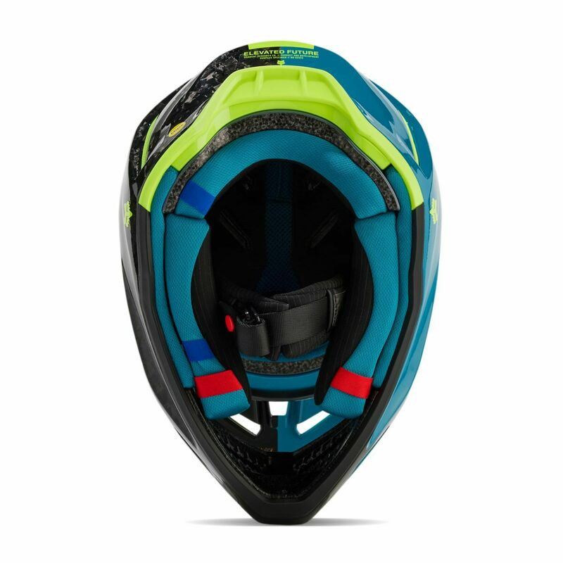 Fox Racing V3 RS Optical Maui Blue Helmet