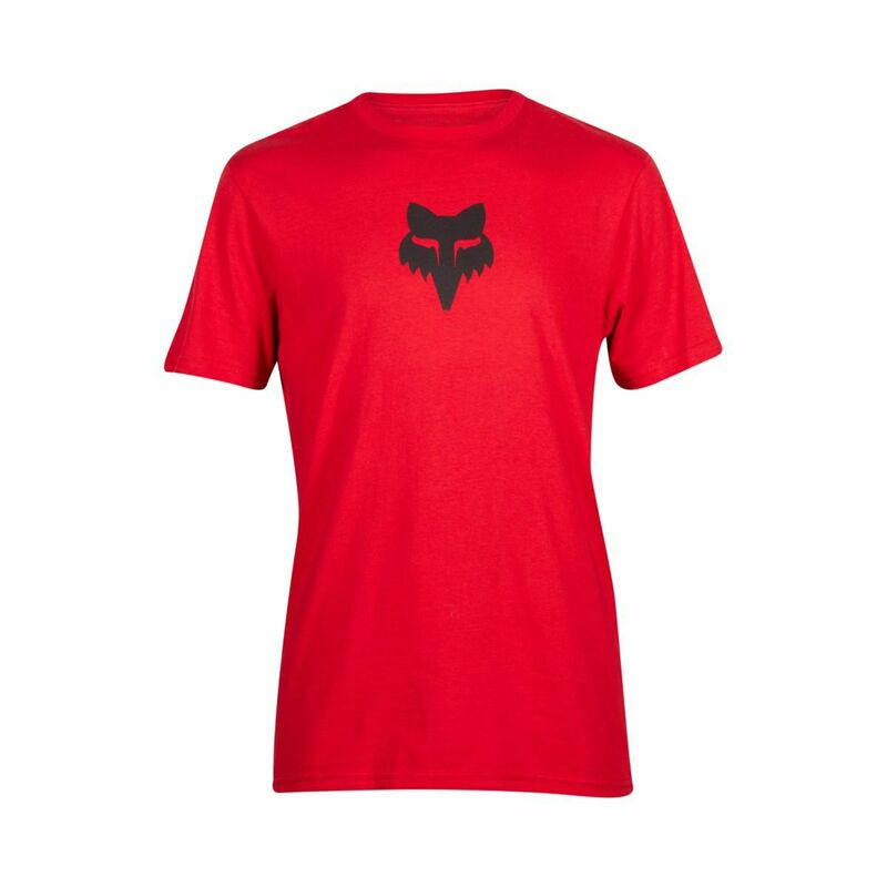 Fox Racing Head SS Prem Flame Red T-Shirt