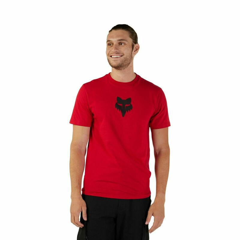 Fox Racing Head SS Prem Flame Red T-Shirt