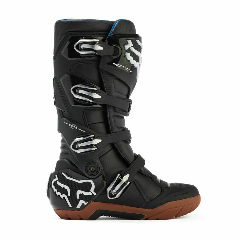 Fox Racing Motion X Black Gum Boot - Speed Addicts